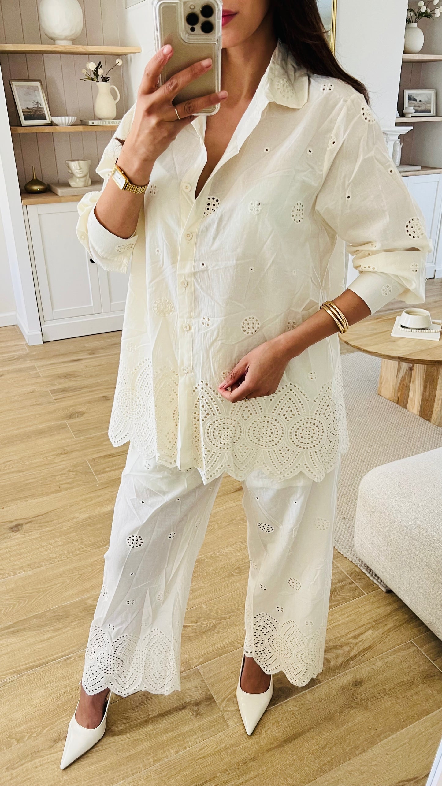 Ensemble broderie anglaise - Ibiza