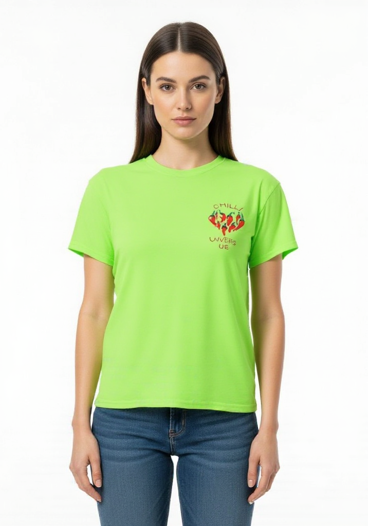 T-shirt fluo Chilli lovers club
