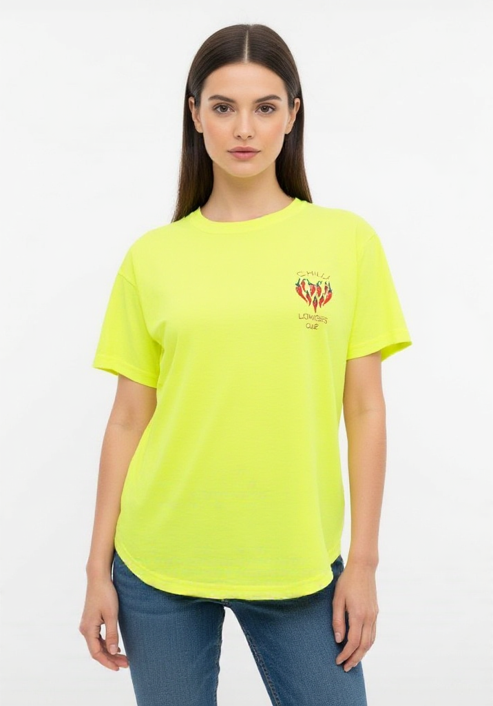 T-shirt fluo Chilli lovers club