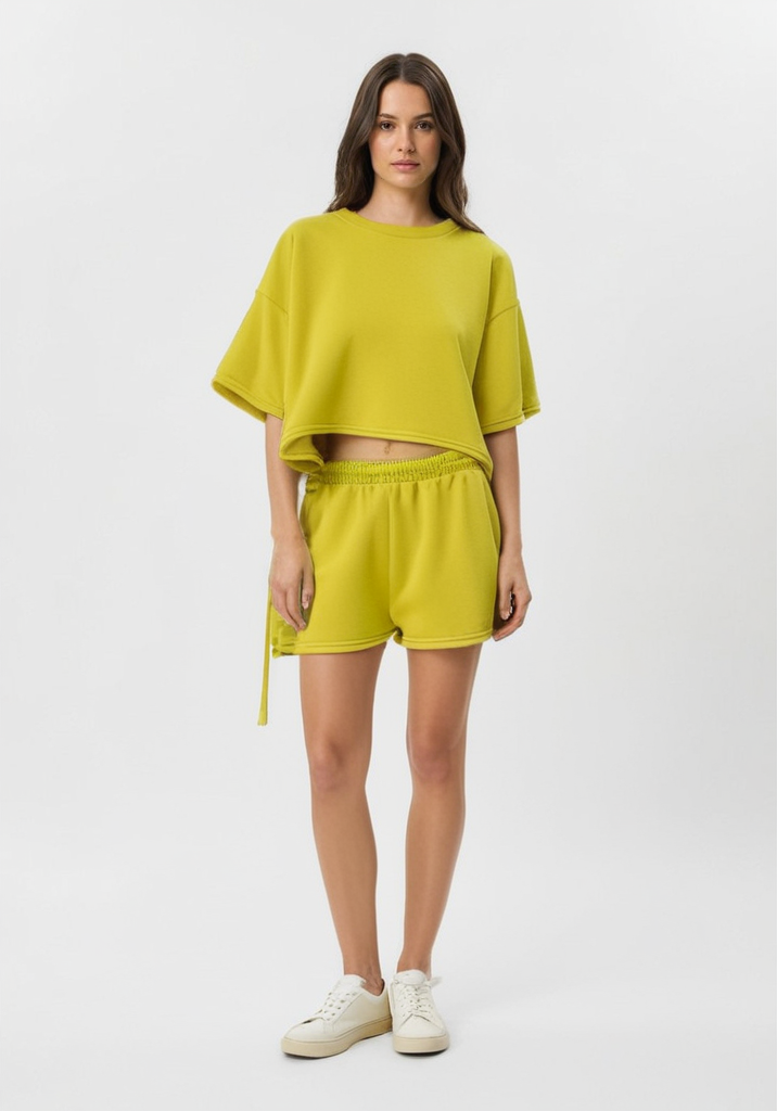 Ensemble short en molleton