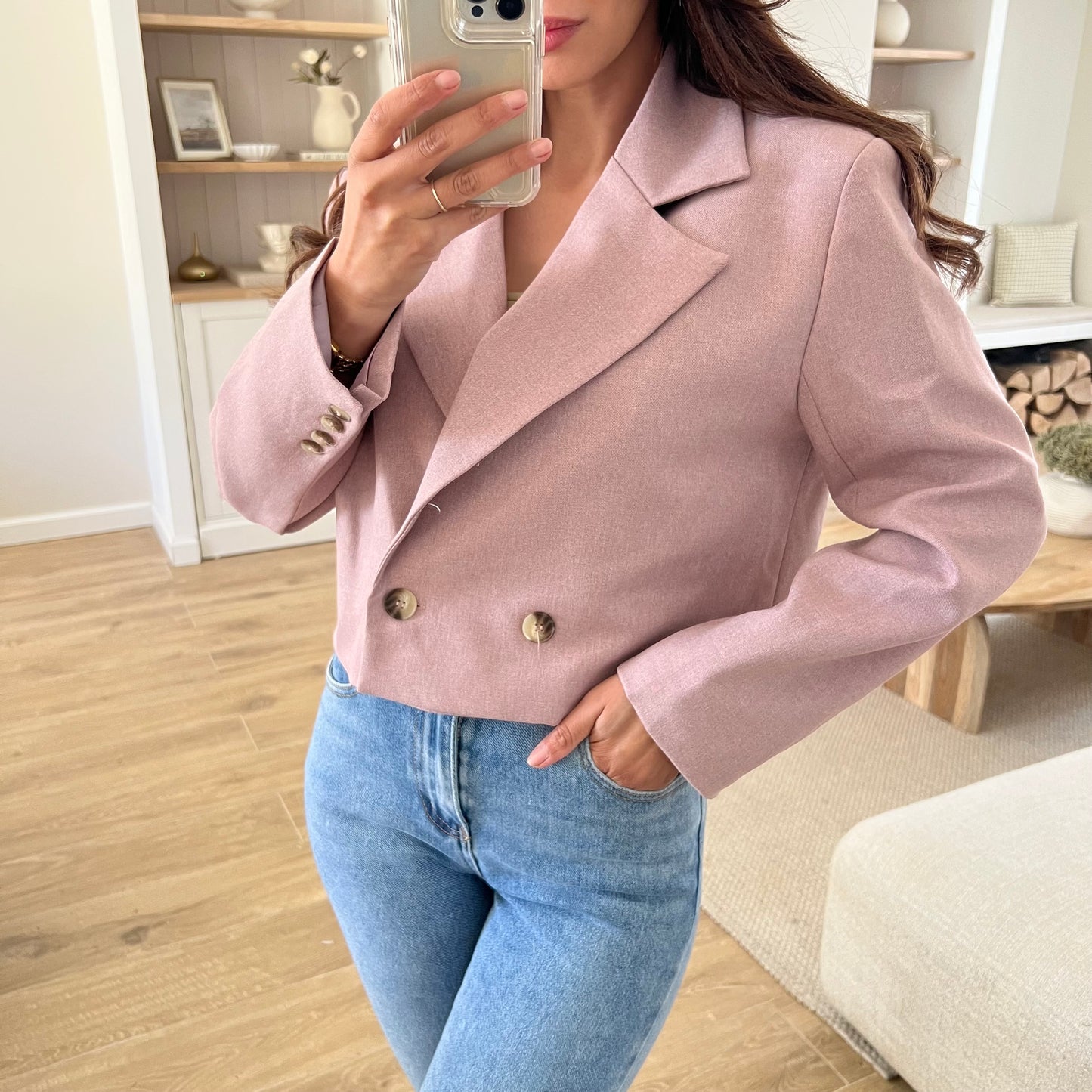 VESTE OVERSIZE COURTE