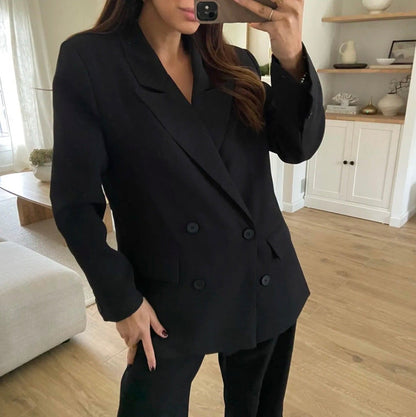 Oversized 4-button jacket