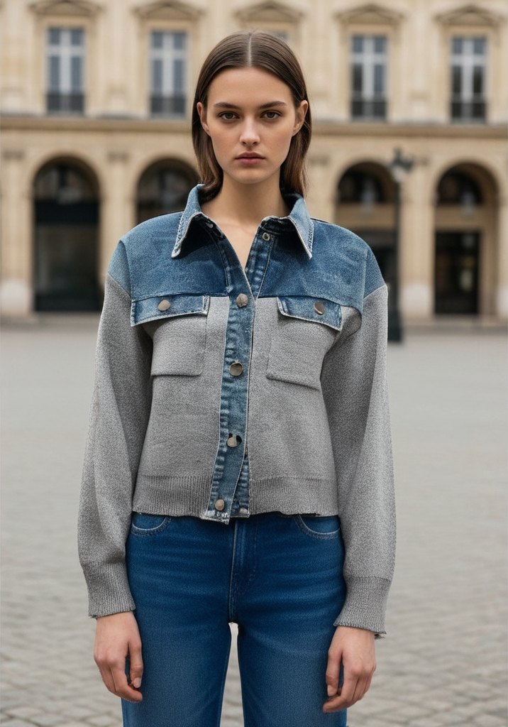 GILET EN MAILLE & JEAN’S