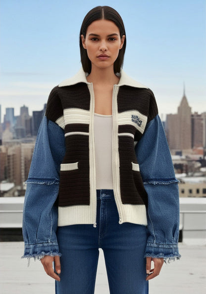 Gilet rayé