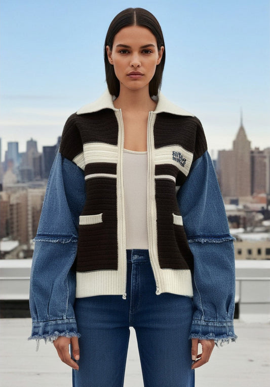 Gilet rayé