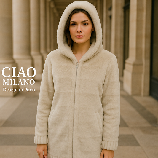Manteau fausse fourrure